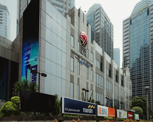 Modern office building in Jakarta business district